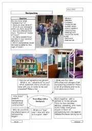 English Worksheet: Backpacking