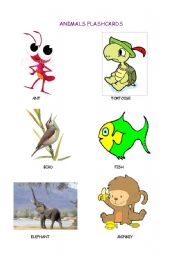 English worksheet: ANIMAL VOCABULARY - 2 pages