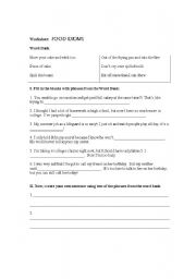 English Worksheet: Food Idioms 