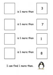 English worksheet: more or less than