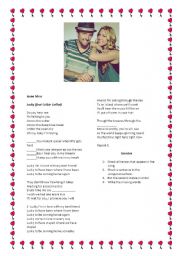 English Worksheet: Lucky Song by Jason Mraz 