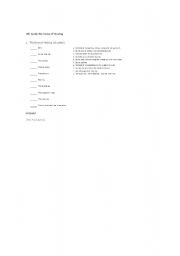 English Worksheet: The Sense of hearing Test