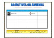 English Worksheet: Adjectives or Adverbs