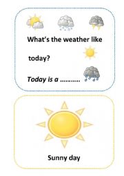 English Worksheet: WHATS THE WEATHER LIKE TODAY?
