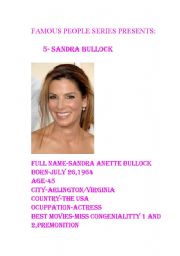 English worksheet: FAMOUS PEOPLE SERIES 5