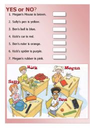 English Worksheet: Possessives