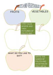 English Worksheet: fruit or vegetable 2