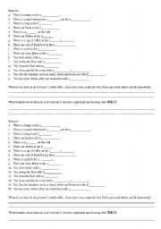 English worksheet: furniture name