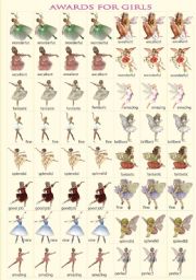 English Worksheet: AWARDS for girls