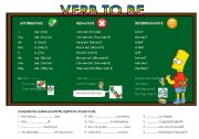 English Worksheet: VERB TO BE