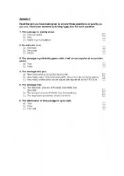 English Worksheet: Reading Lesson Plan (scanning activity-skimming activity-post activity)
