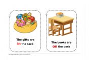 English Worksheet: prepositions of place flashcards
