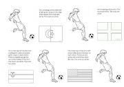 English Worksheet: Football colouring