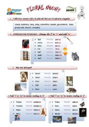 English Worksheet: Plural Nouns Part 2