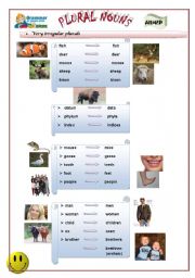 English Worksheet: Plural Nouns Part 3