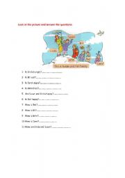 English worksheet: describing fellings