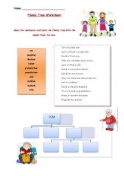 Family tree worksheet