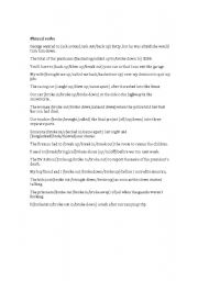 English Worksheet: Phrasal Verb Worksheet