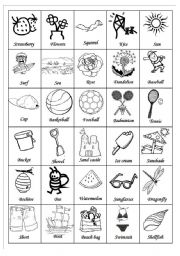 English Worksheet: Summer