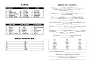 English worksheet: Bingo + Short Story