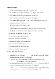 Present Perfect Tense - worksheet