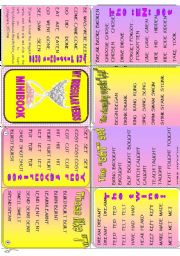 My irregular verbs minibook