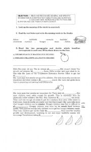 English worksheet: HEALTHFUL SNACKS