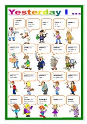 English Worksheet: Simple past of regular verbs (11.06.10)