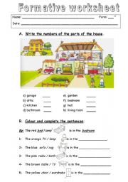 formative worksheet