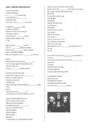 English Worksheet: Queen Bohemian Rhapsody