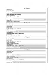 English Worksheet: Silly superstitions using conditional I