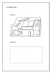 English Worksheet: Information gap activity