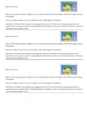 English Worksheet: south africa 2010-mascots routine