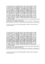 English Worksheet: Crossword( Electrical Apliances and Electronic Items)