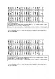 English worksheet: Crossword( Electrical Apliances and Electronic Items)