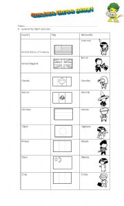 English Worksheet: one, two, three play