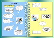 English Worksheet: PLAYING WITH JOKES