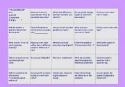 English Worksheet: 100 more talking points - conversation cards