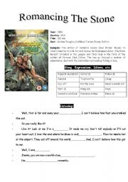 English Worksheet: Romancing The Stone