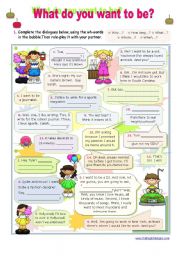 English Worksheet: Dialogue series - 