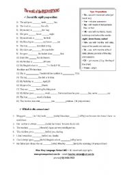 The World of the Prepositions