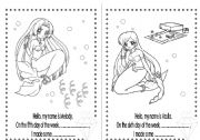 English Worksheet: A Mermaids Week (Last 4 pages)