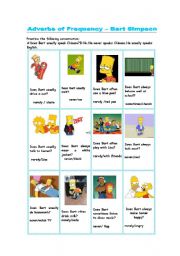 English Worksheet: frequency adverbs