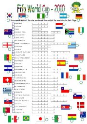 World Cup word scramble