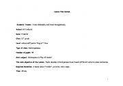 English Worksheet: 