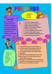 English Worksheet: Proverbs