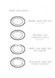 English worksheet: the restaurant