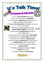 Talk Time - Compound Adjectives Related to the Body