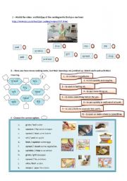 English Worksheet: Rich Scones recipe and activities  part 2