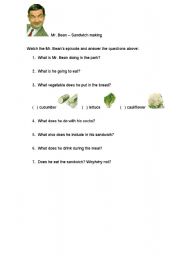 English Worksheet: Mr. Bean 